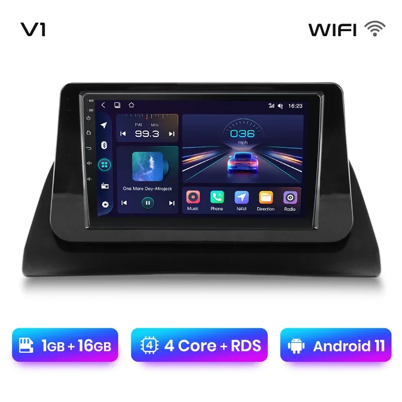 Junsun Wireless CarPlay Android Auto Car Radio For Renault Kangoo 2008 2009 2010 2011 2012-2018 Intelligent Systems Multimedia