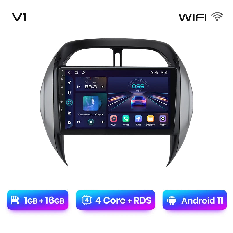 Junsun V1pro AI Voice 2 din Android Auto Radio For Toyota RAV4 2003 2004 2005 Carplay 4G Car Multimedia GPS 2din autoradio