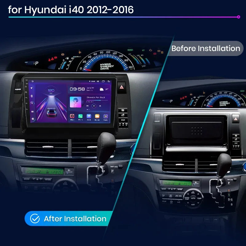 Junsun Wireless CarPlay Android Auto Radio For Toyota Previa XR50 3 III Estima 2006-2019 Car Intelligent Systems RDS BT WiFi