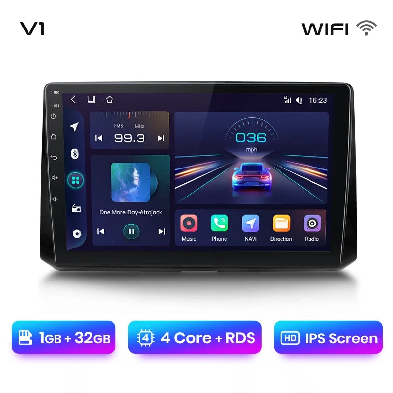 Junsun Wireless CarPlay Android Auto Radio For Toyota Corolla 2018 - 2021 Car Intelligent Systems RDS BT WiFi 2 din