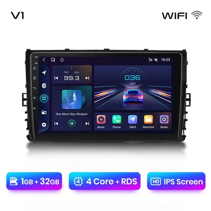 Junsun Wireless CarPlay Android Auto Radio For Volkswagen VW MQB POLO VI Jetta MK7 T6 Bora 2018 2019 2020 2021 4G 2 din RDS BT