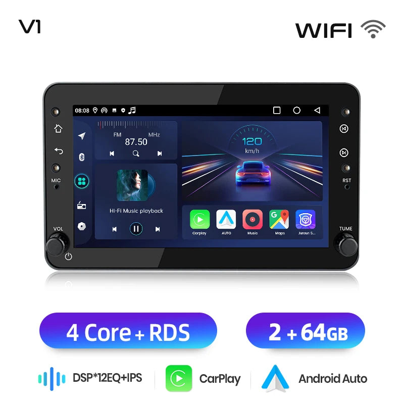 Junsun Wireless CarPlay Car Radio For Alfa Romeo 159 Brera spire Sportwa Android Multimedia