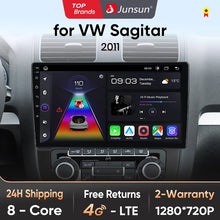 Junsun Wireless CarPlay Android Auto Car Radio For VW Sagitar 2011 GPS Intelligent Systems Smart Autoradio