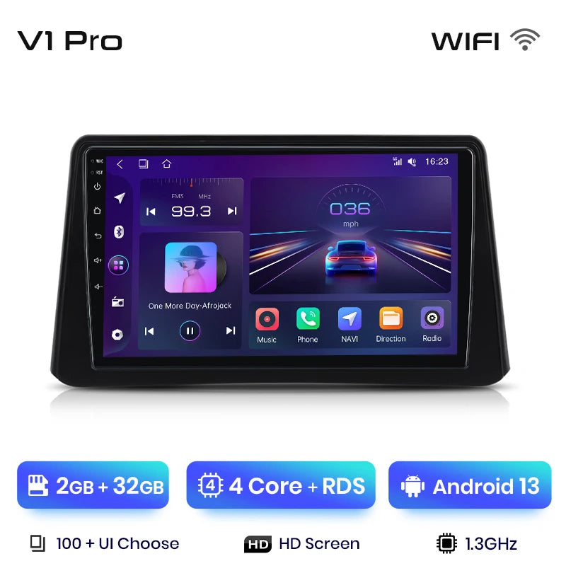 Junsun V1 Plus Car Radio For Opel Mokka 2012 - 2016 wireless CarPlay Android Auto car intelligent systems No 2 din 2din DVD