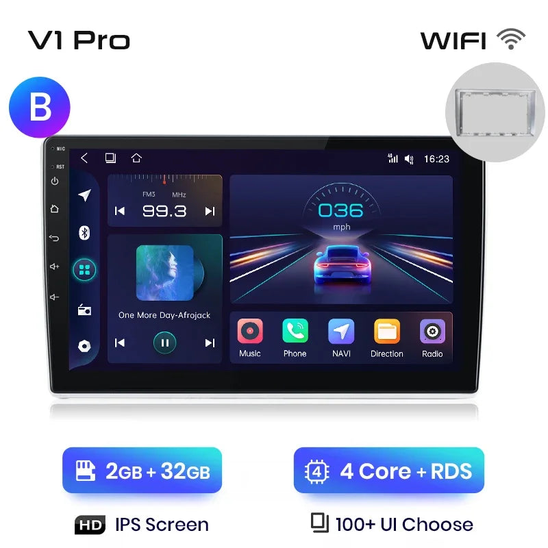 Junsun Wireless CarPlay Android Auto Car Radio Multimedia For VW Passat B5 B6 2004-2010  GPS Intelligent Systems Smart Autoradio