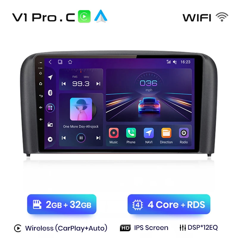 Junsun V1 Pro For Volvo S80 1998 - 2006 Android Car Radio Car video players CarPlay Android Auto GPS No 2 din 2din DVD