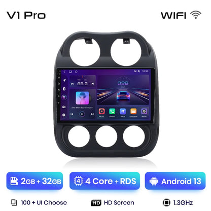 Junsun Car Radio For JEEP Compass Patriot 2010 - 2016 wireless CarPlay Android Auto car intelligent systems No 2 din 2din DVD