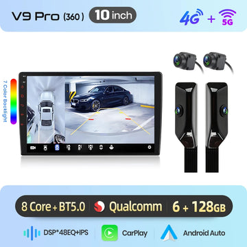 V9 Pro (6GB 128GB)360 Black 10 inch