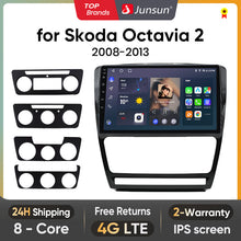 Junsun AI Voice 2 din Android Auto Radio dla Skoda Octavia 2 A5 2008-2013 Carplay 4G Car Multimedia GPS 2din autoradio