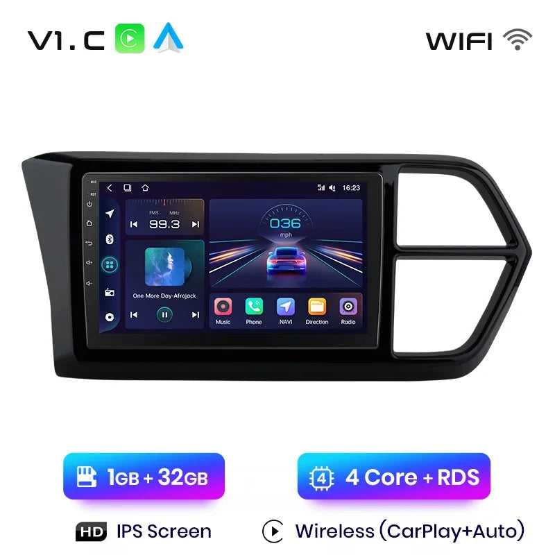 Junsun Wireless CarPlay Android Auto Radio For VOLKSWAGEN JETTA VS5 2019+ Car Intelligent Systems RDS BT WiFi 2 din