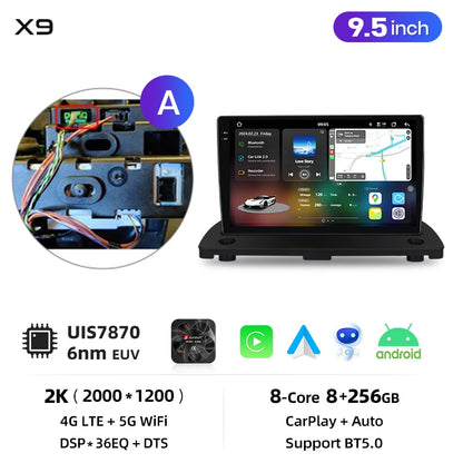 Junsun Wireless CarPlay Car Radio For Volvo XC90 2004-2014 Android Multimedia
