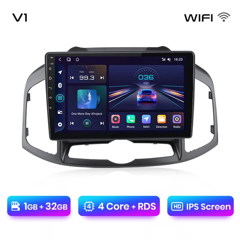 Junsun V1pro AI Voice Car Radio Android Auto Multimedia Player For Chevrolet Captiva 2011-2016 Carplay 4G 2din GPS autoradio