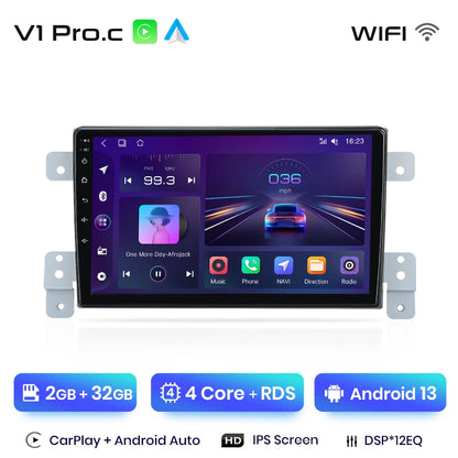 Junsun Car Radio For Suzuki Grand Vitara 3 2005 - 2015 wireless CarPlay Android Auto car intelligent systems No 2 din 2din DVD