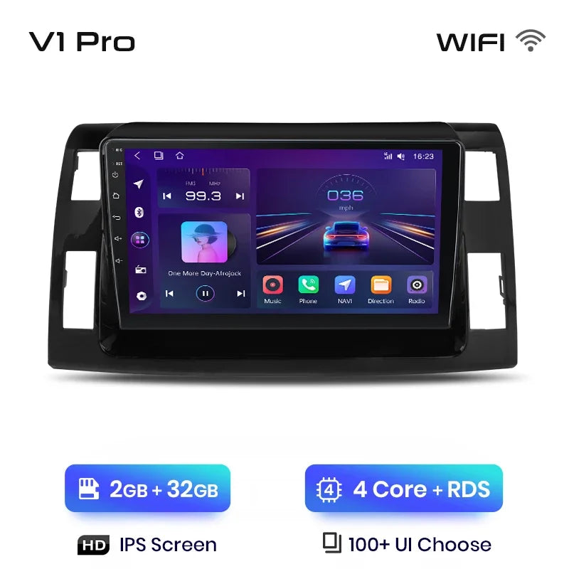 Junsun Wireless CarPlay Android Auto Radio For Toyota Previa XR50 3 III Estima 2006-2019 Car Intelligent Systems RDS BT WiFi