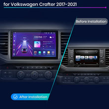 Junsun AI voice 4G LTE wireless CarPlay Android Auto Radio For Volkswagen Crafter 2017 2018-2021 Car Intelligent Systems Multimedia player Stereo RDS BT 2 din autoradio GPS Navi screen