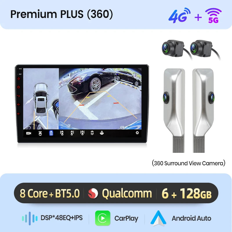 Junsun Wireless CarPlay for Apple Android Auto Car Radio GPS for Alfa Romeo Giulietta 2010-2014 Multimedia RDS 4G WiFi Screen Stereo