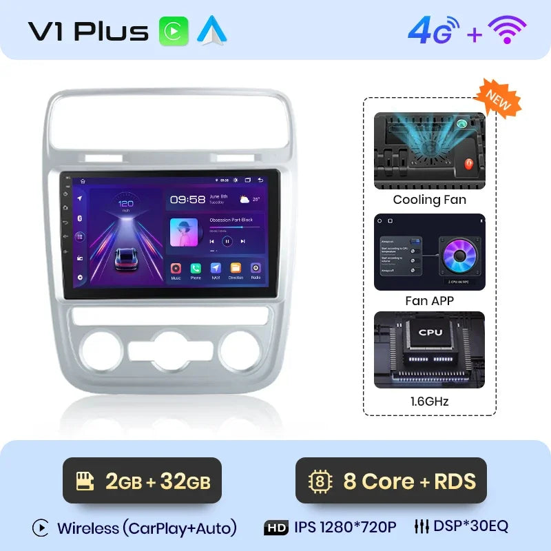 Junsun Wireless CarPlay Android Auto Radio For Volkswagen Scirocco 2015 Car Intelligent Systems RDS BT WiFi 2 din