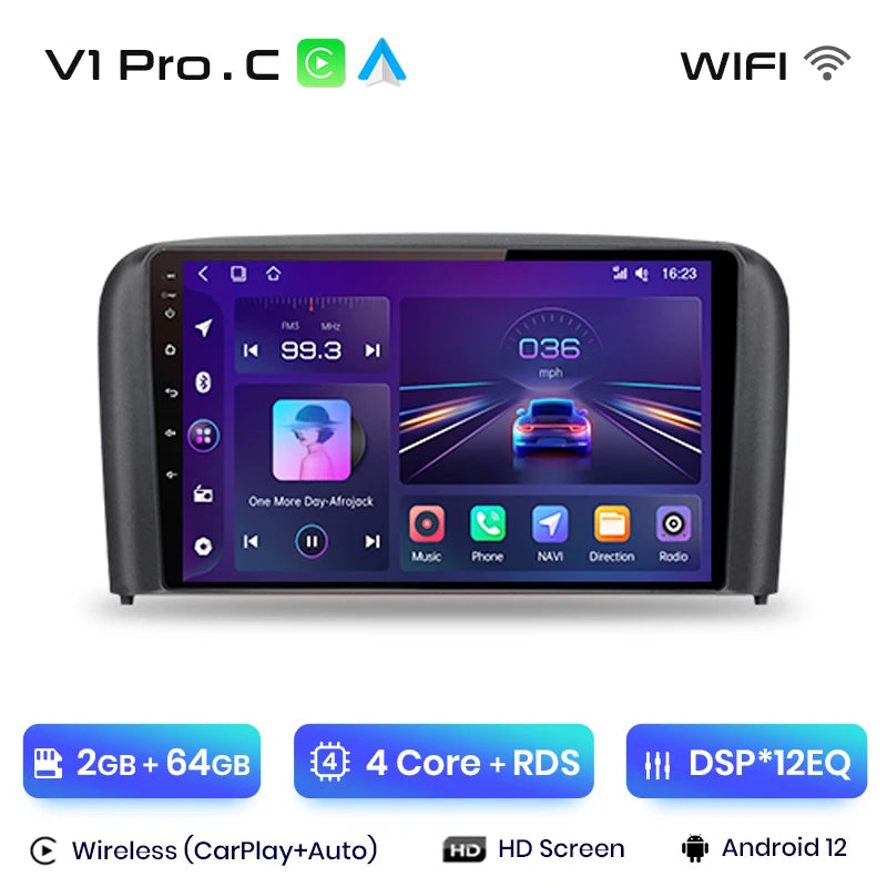 Junsun V1 Pro For Volvo S80 1998 - 2006 Android Car Radio Car video players CarPlay Android Auto GPS No 2 din 2din DVD