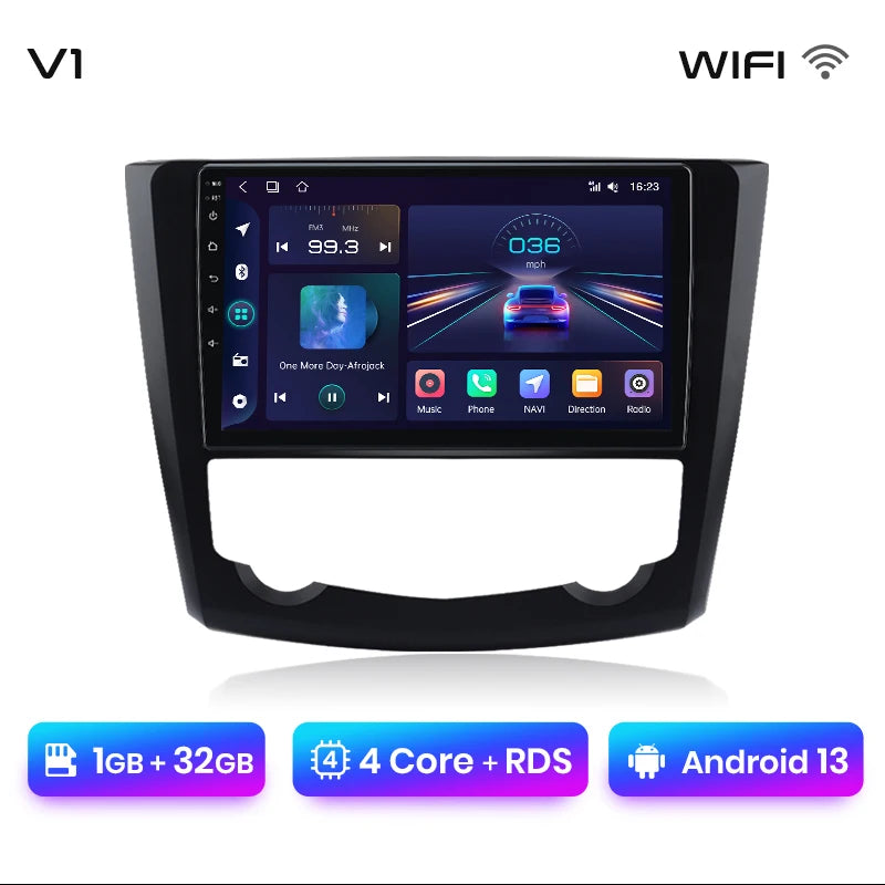 Junsun V1 Plus Car Radio For Renault Kadjar 2015 - 2019 wireless CarPlay Android Auto car intelligent systems No 2 din 2din DVD