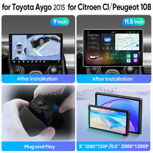 Junsun Wireless CarPlay Car Radio For Toyota Aygo 2015 for Citroen C1 2020 Peugeo 108 Android Multimedia