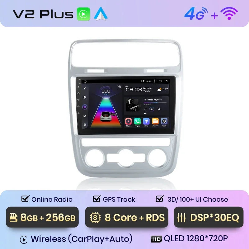 Junsun Wireless CarPlay Android Auto Radio For Volkswagen Scirocco 2015 Car Intelligent Systems RDS BT WiFi 2 din
