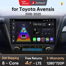 Junsun V1pro AI Voice Android Auto Radio For Toyota Avensis 2018-2020 Carplay 4G Car Multimedia GPS 2din autoradio