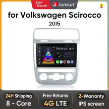 Junsun Wireless CarPlay Android Auto Radio For Volkswagen Scirocco 2015 Car Intelligent Systems RDS BT WiFi 2 din