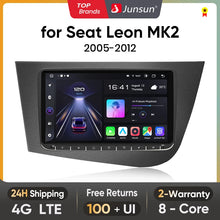 Junsun AI Voice Android Auto Radio for Seat Leon MK2 2005 2006 2007 - 2012 Carplay Car Multimedia RDS DSP GPS No 2din autoradio