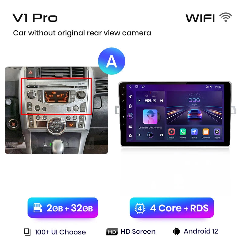 Junsun V1 AI Voice Wireless CarPlay Android Auto Radio for Toyota Verso R20 2009 - 2018 4G Car Multimedia GPS 2din autoradio