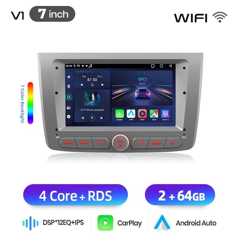 Junsun Wireless CarPlay Car Radio For Alfa Romeo Mito 2008 2009 2010-2012 Android Multimedia