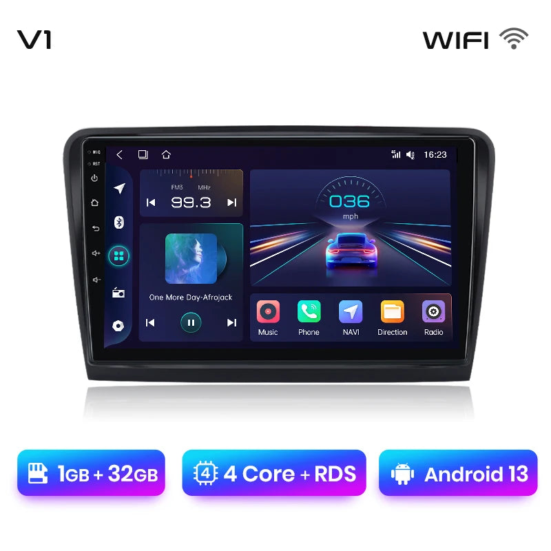 Junsun V1 Plus Car Radio For Skoda Superb 2 2008 - 2015 wireless CarPlay Android Auto car intelligent systems No 2 din 2din DVD