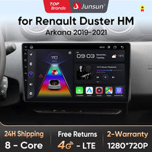 Junsun V1pro Android Auto Radio for Renault Duster Dacia HM 2 2020 2021 Arkana 2019-2021 Carplay 4G Car Multimedia GPS autoradio