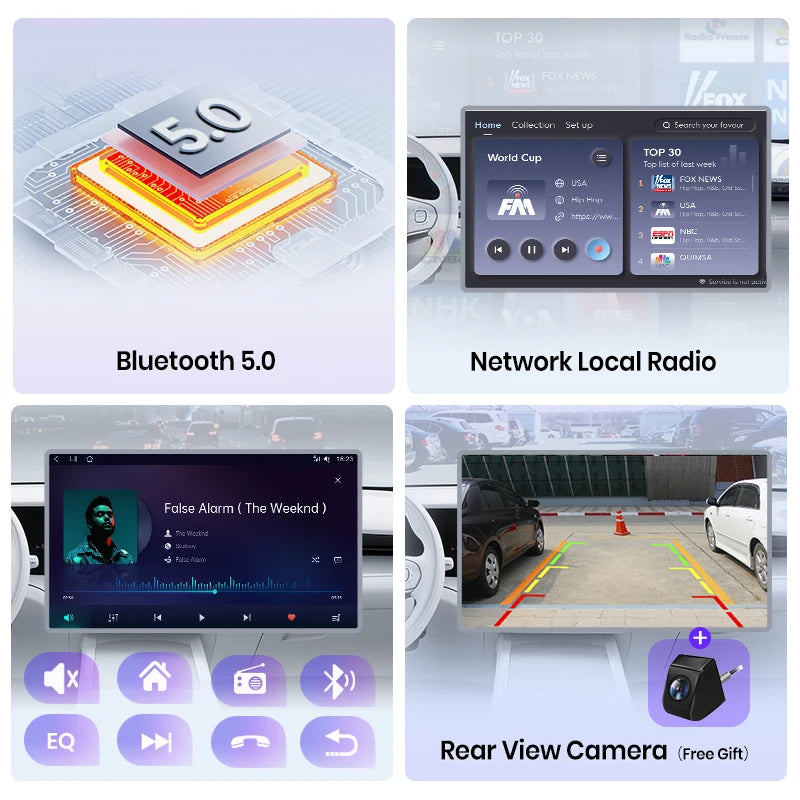 Junsun Wireless CarPlay Car Radio For Audi A3 2003 2004 2005 2006 2007-2013 Android Multimedia