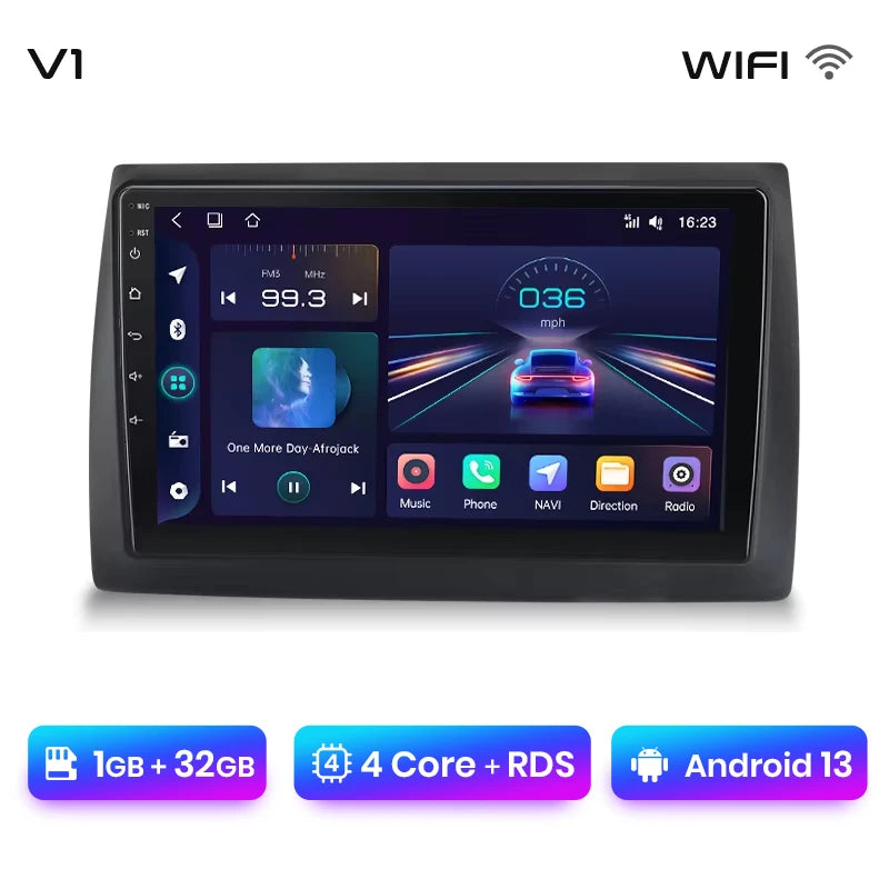 Junsun V1 Plus Car Radio For Fiat Stilo 2001 - 2010 wireless CarPlay Android Auto car intelligent systems No 2 din 2din DVD