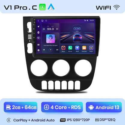 Junsun V1 Plus Car Radio For Mercedes Benz M-Class W163 ML 1998 - 2006 wireless CarPlay Android Auto No 2 din 2din DVD