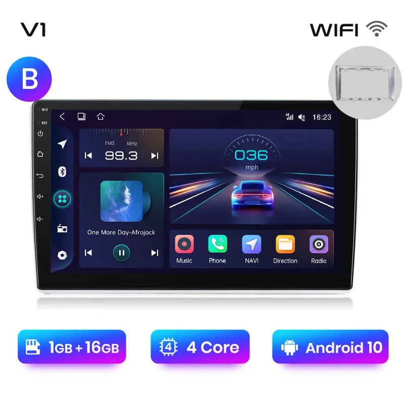 Junsun Wireless CarPlay Android Auto Car Radio Multimedia For VW Passat B5 B6 2004-2010  GPS Intelligent Systems Smart Autoradio