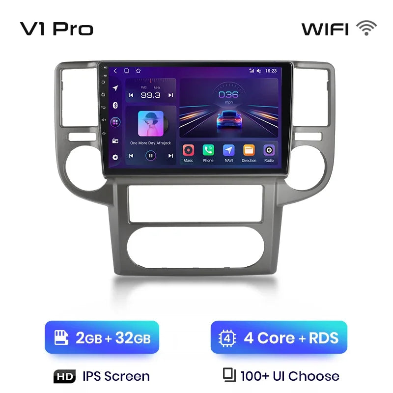 Junsun Wireless CarPlay Android Auto Radio For NISSAN X-TRAIL Xtrail 2003 2004 -2007 Car Intelligent Systems RDS BT WiFi 2 din