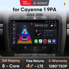 Junsun V1 AI Voice Wireless CarPlay Android Auto Radio For Porsche Cayenne 1 9PA 2002-2010 4G Car Multimedia GPS 2din autoradio