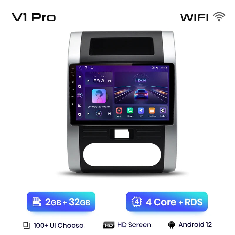 Junsun V1pro AI Voice 2 din Android Auto Radio For Nissan x trail t31 2008-2012 Carplay 4G Car Multimedia GPS 2din autoradio