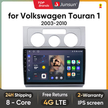 Junsun AI Voice 2 din Android Auto Radio dla Volkswagen Touran 1 2003 - 2010 Carplay 4G Car Multimedia GPS 2din autoradio