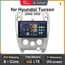 Junsun AI Voice 2 din Android Auto Radio do Hyundaia Tucson 2006 - 2013 Carplay 4G Car Multimedia GPS 2din autoradio