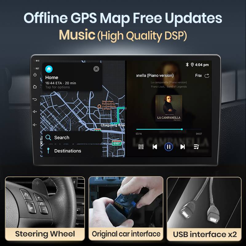 Junsun AI voice 4G LTE wireless CarPlay Android Auto Radio For Toyota Yaris 2005 - 2012 Car Intelligent Systems Multimedia player Stereo RDS BT 2 din autoradio GPS Navi screen